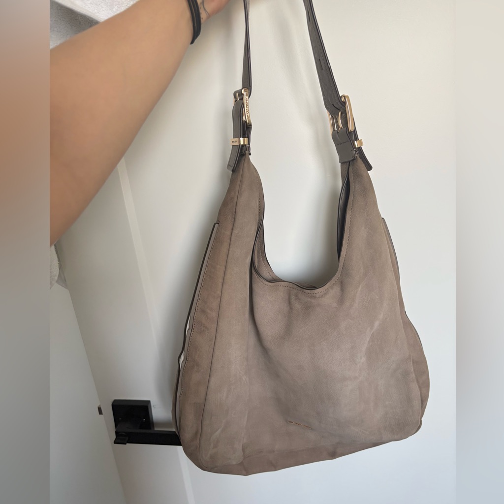 Michael Kors Nolita Large Nubuck Hobo Shoulder Bag